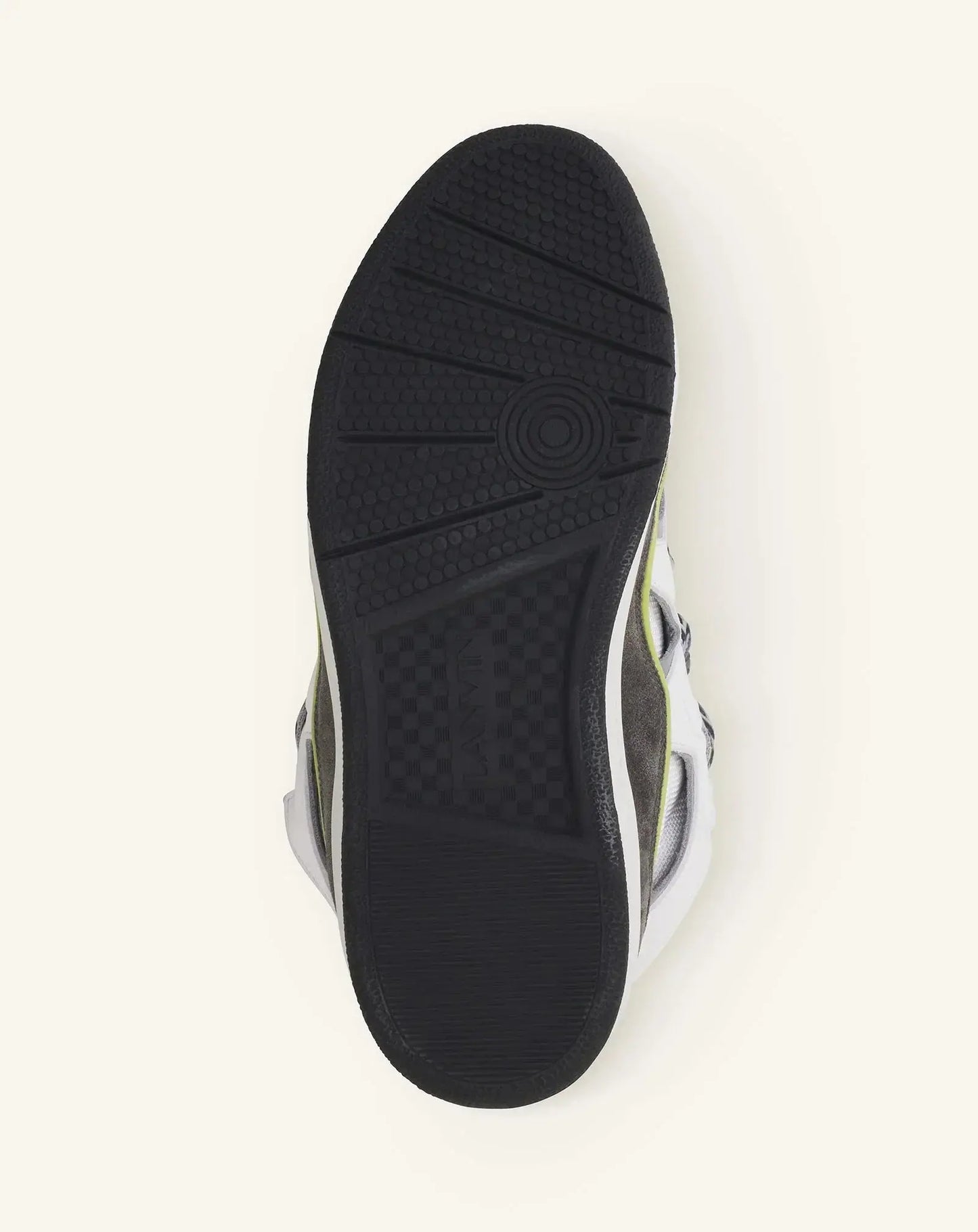 Lanvin Curb Gris Et Vert