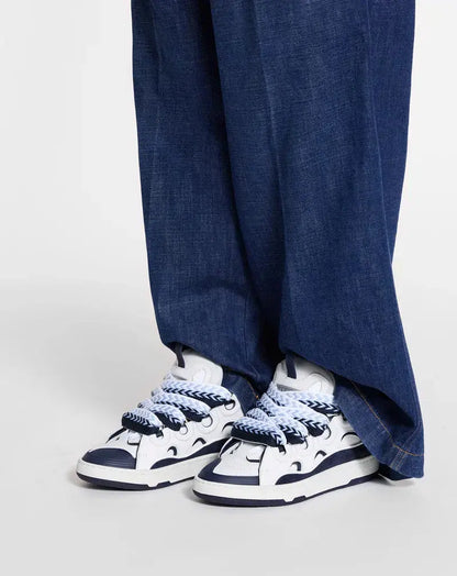 Lanvin Curb Bleu Marine