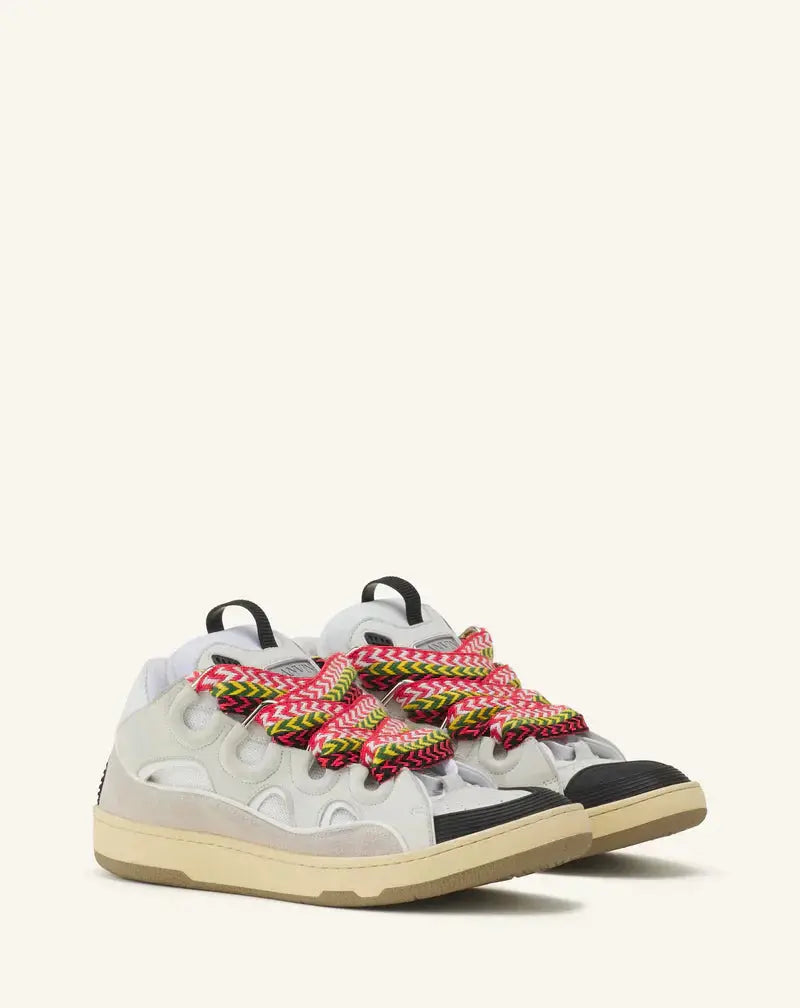 Lanvin Curb Blanc Et Multicolore