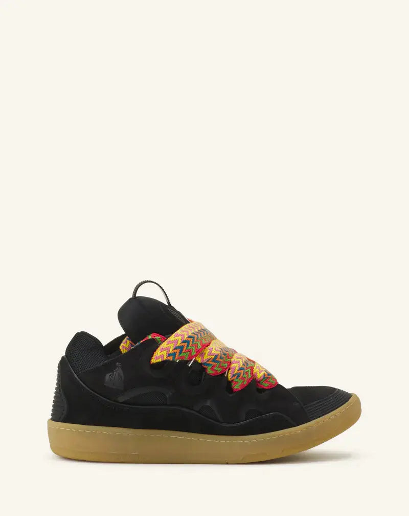 Lanvin Curb Noir Et Multicolore