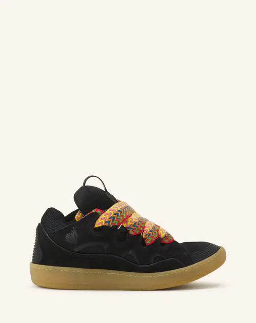 Lanvin Curb Noir Et Multicolore