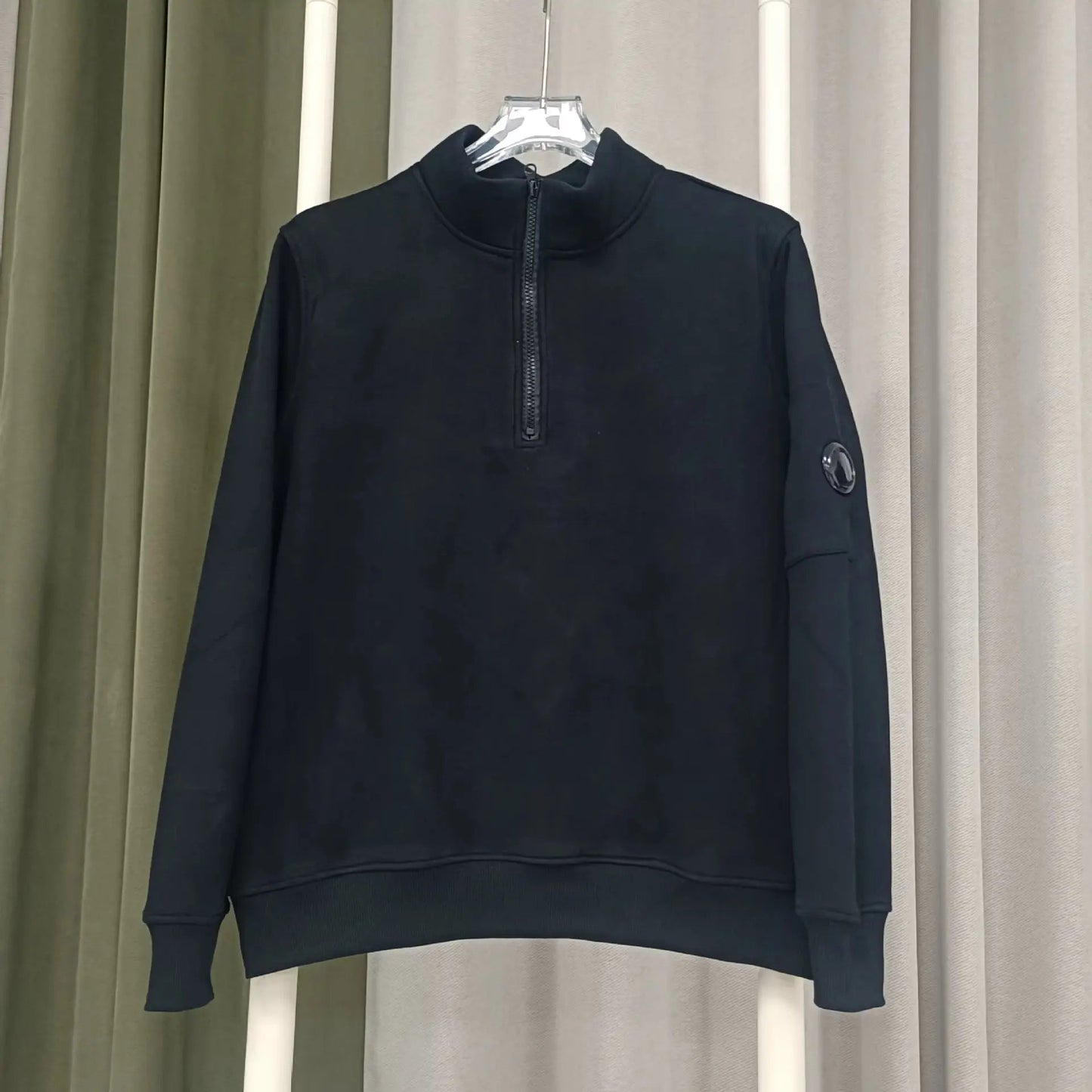 Gilet C.P Company Zip Quarter Noir