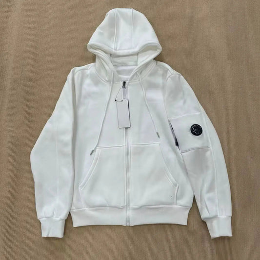 Gilet C.P Company Hublot Blanc