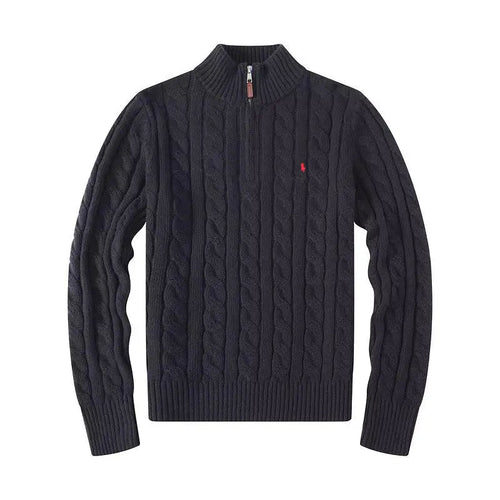 Quarter Zip Ralph Lauren Noir