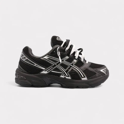 GEL-1130 Black Pure Silver - Double Laces