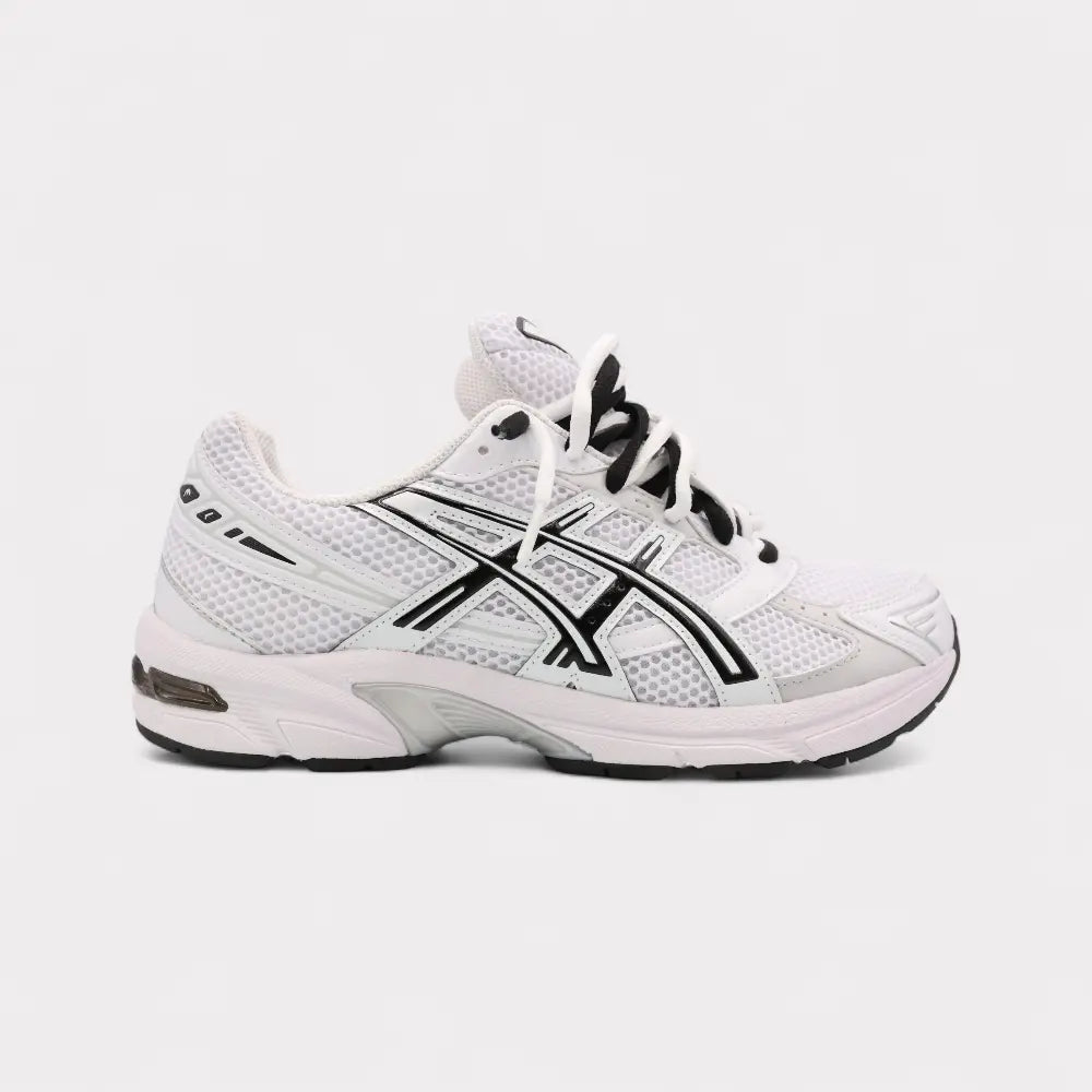 GEL-1130 White Black - Double Laces