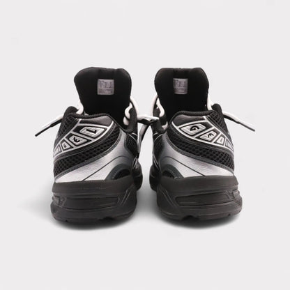 GEL-1130 Black Pure Silver - Double Laces (GS)