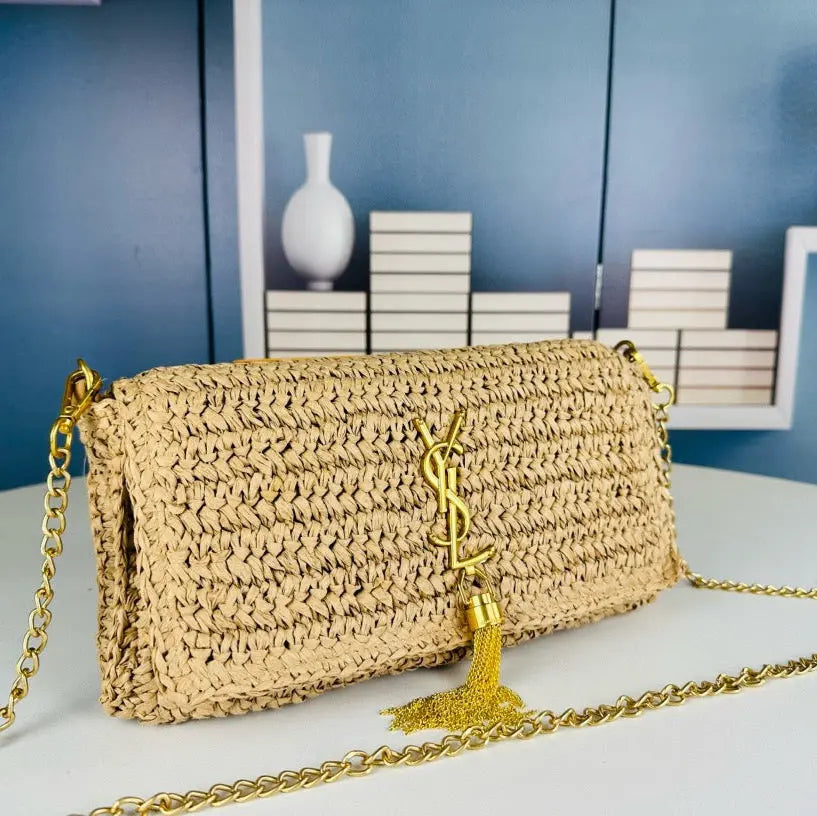 YSL - KATE 99 TASSEL IN RAFFIA