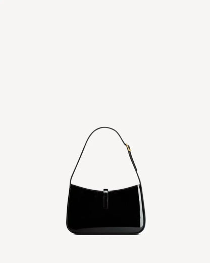 YSL - le 5 à 7 en cuir verni noir