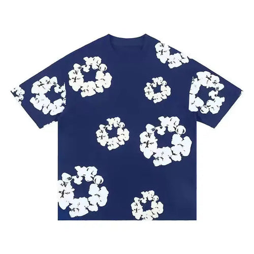 T-Shirt Denim Tears Bleu