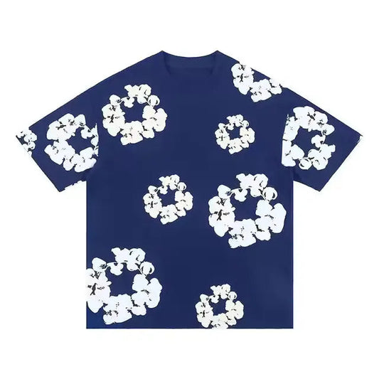T-Shirt Denim Tears Bleu