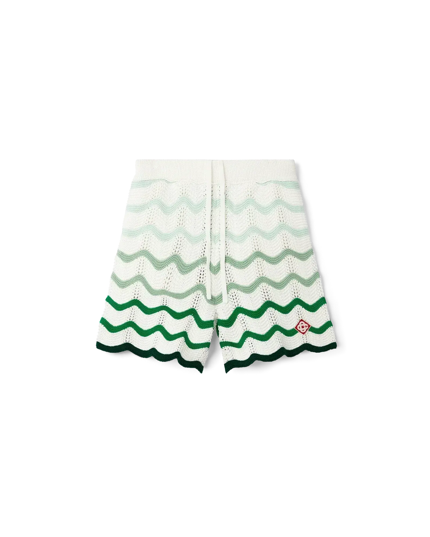 Wavy Gradient Crochet Shorts - Casablanca (2)