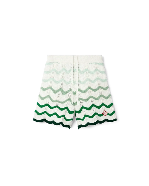 Wavy Gradient Crochet Shorts - Casablanca (2)