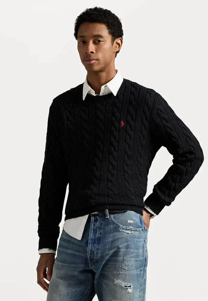 Pull Ralph Lauren En Laine Noir
