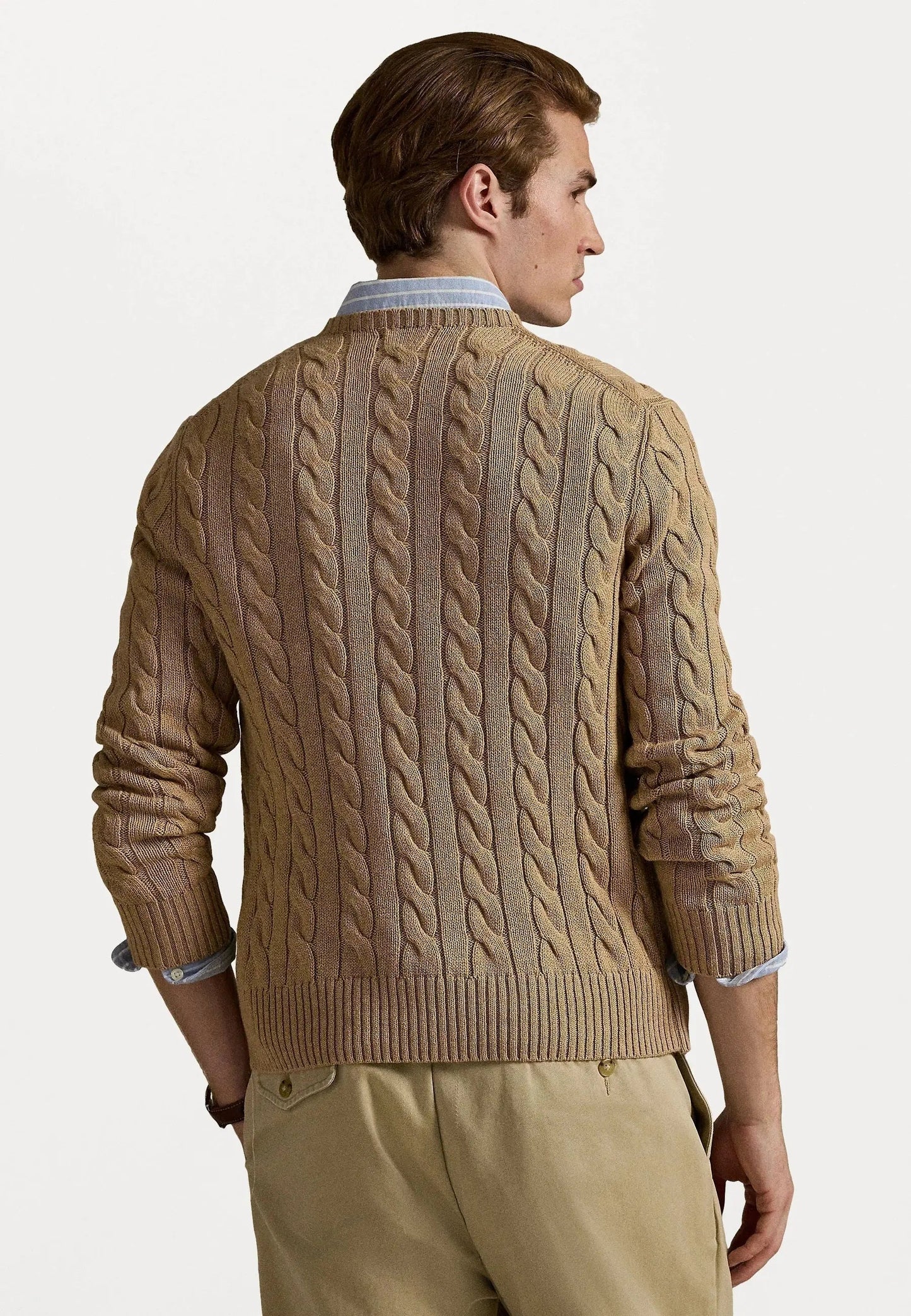 Pull Ralph Lauren En Laine Caramel