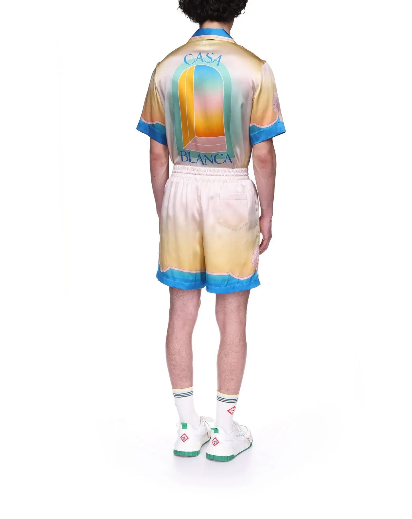 L'Arc Coloré Silk Shorts