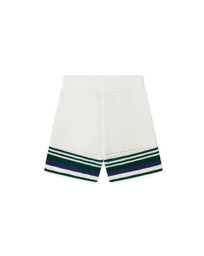 Crochet Tennis Shorts - Casablanca