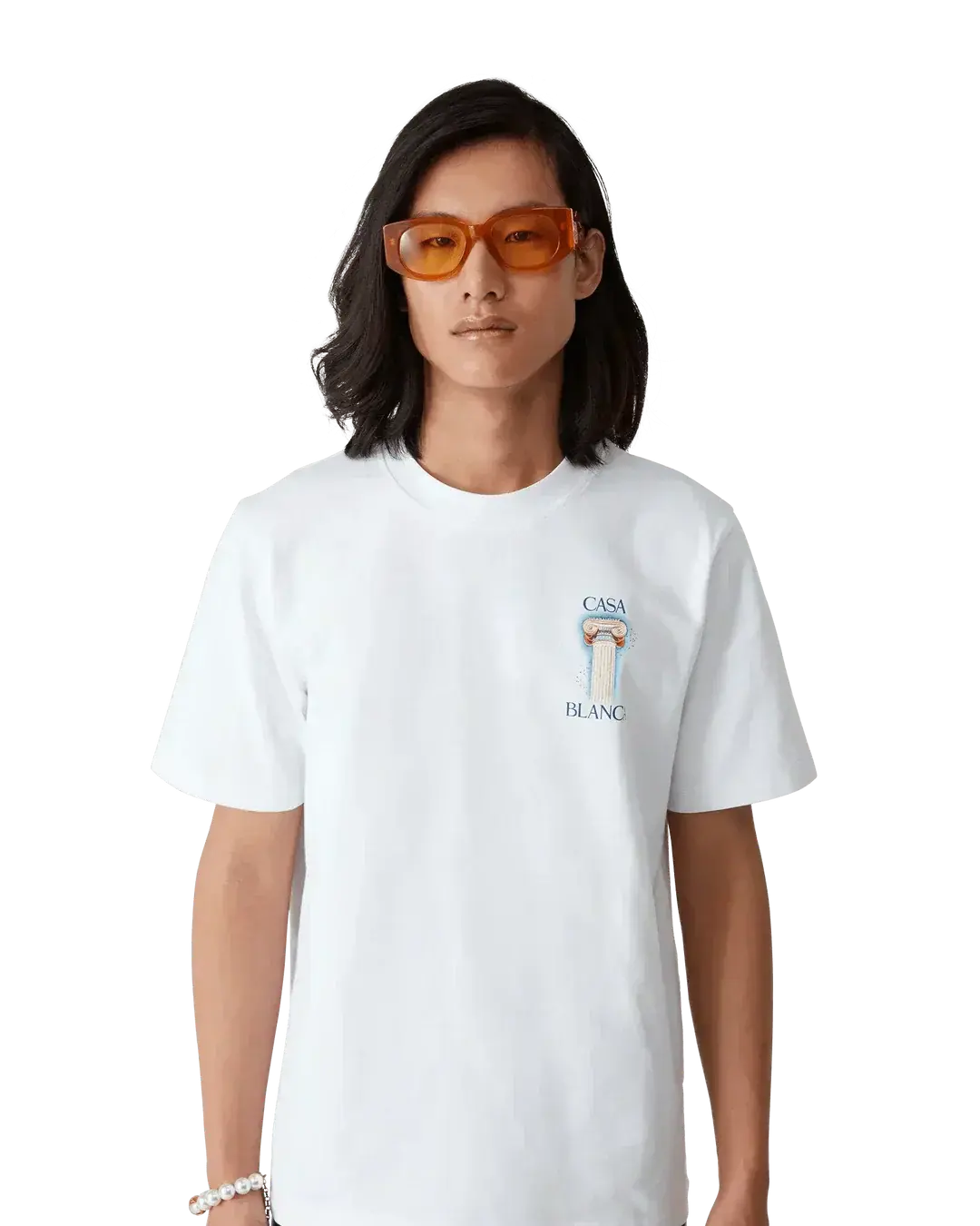 T-Shirt Casablanca La Colonne Blanc
