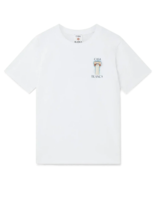 T-Shirt Casablanca La Colonne Blanc