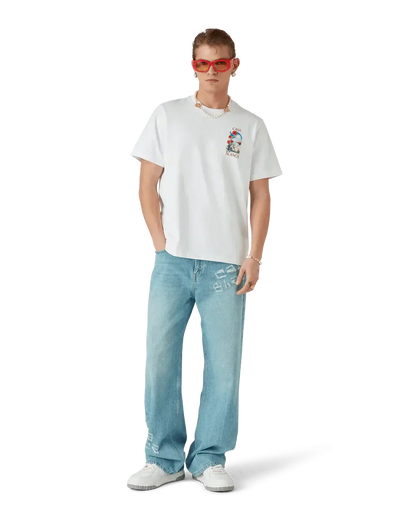 T-Shirt Casablanca LA DAYS Blanc