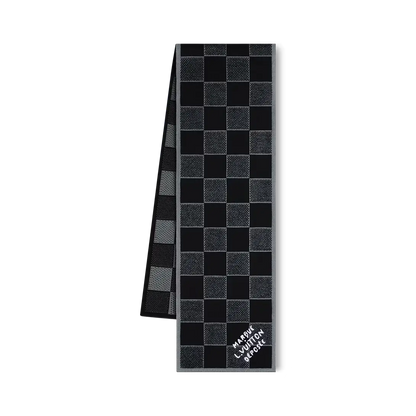 Bonnet et Écharpe Damier Heritage Noir