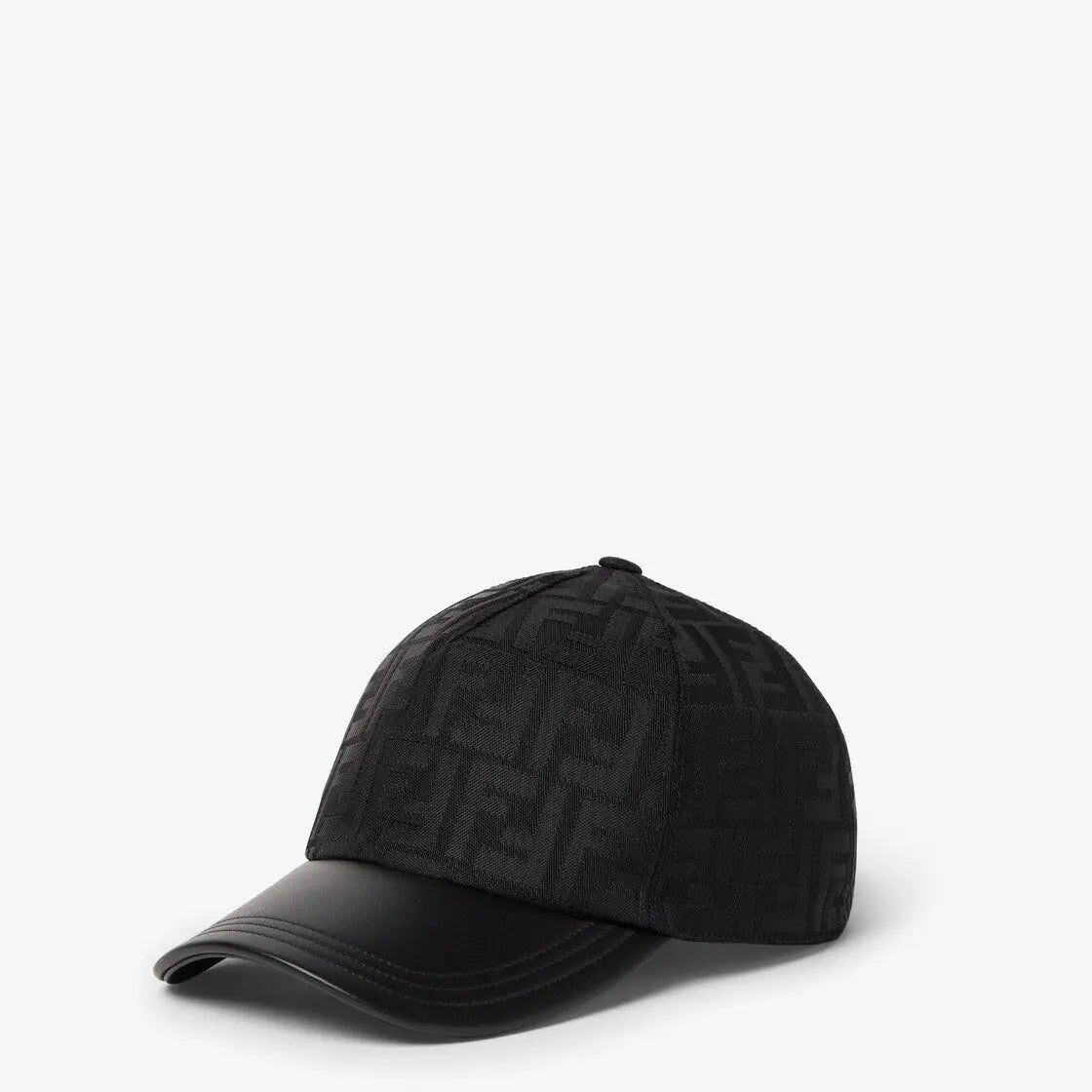 Casquette de baseball en nylon FF jacquard noir