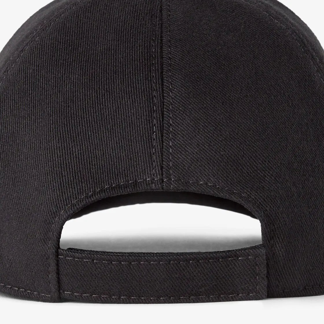 Casquette de baseball en coton noir