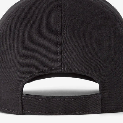 Casquette de baseball en coton noir