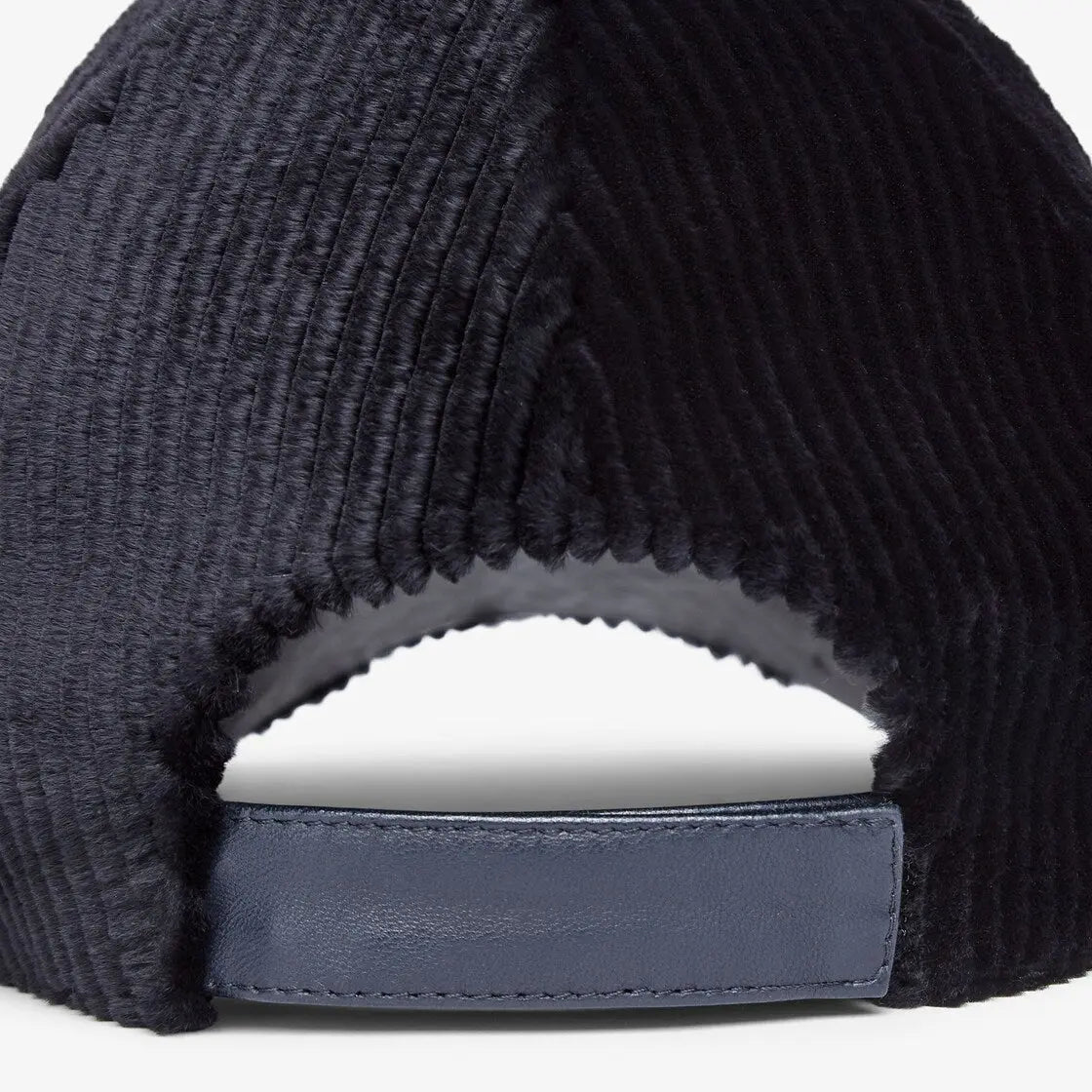 Casquette de baseball en vison bleu marine