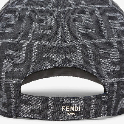 Casquette de baseball en jacquard FF Bleu