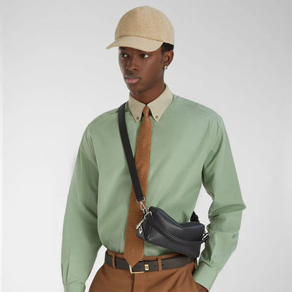 Casquette de baseball en coton FF beige