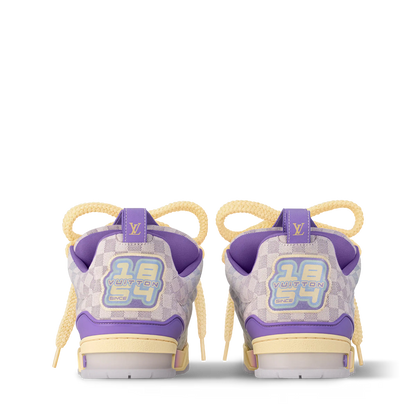 LV Skate Logo Incrusté Violet Et Multicolore