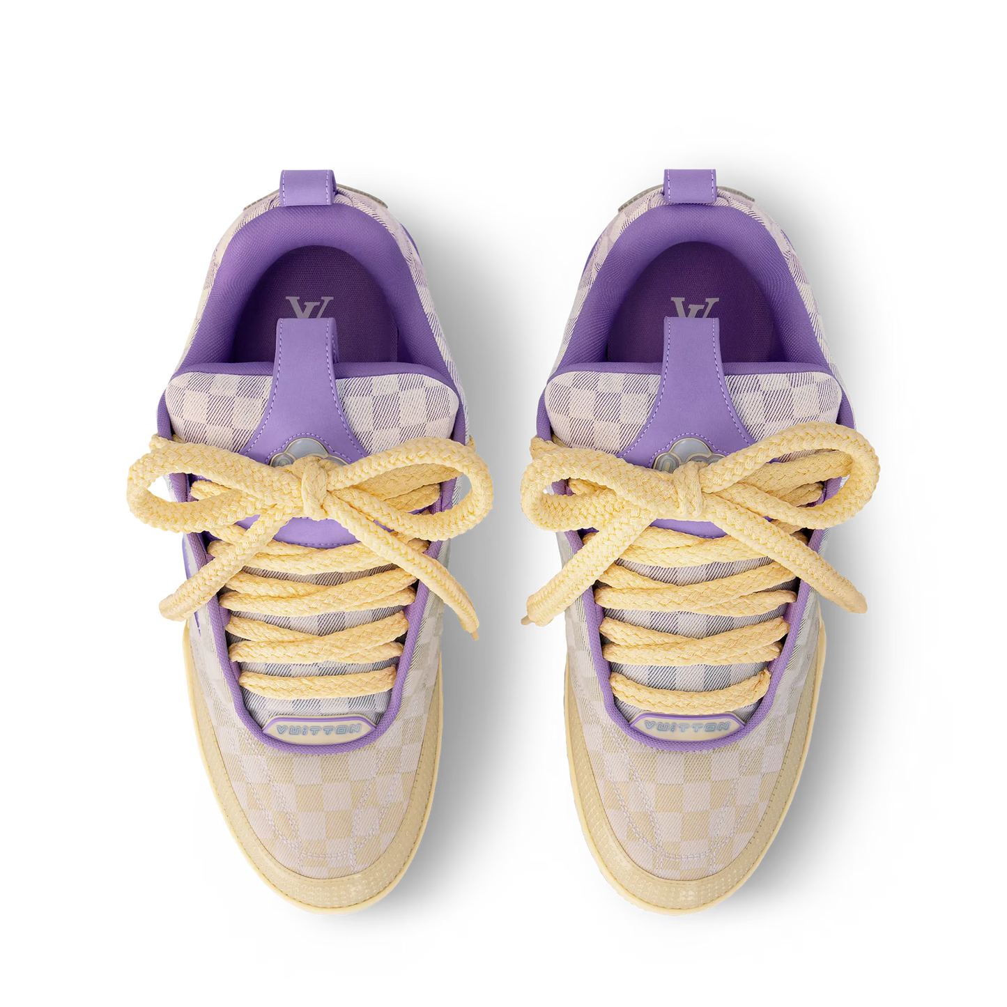 LV Skate Logo Incrusté Violet Et Multicolore