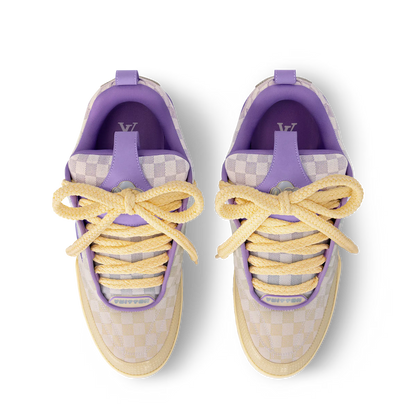 LV Skate Logo Incrusté Violet Et Multicolore
