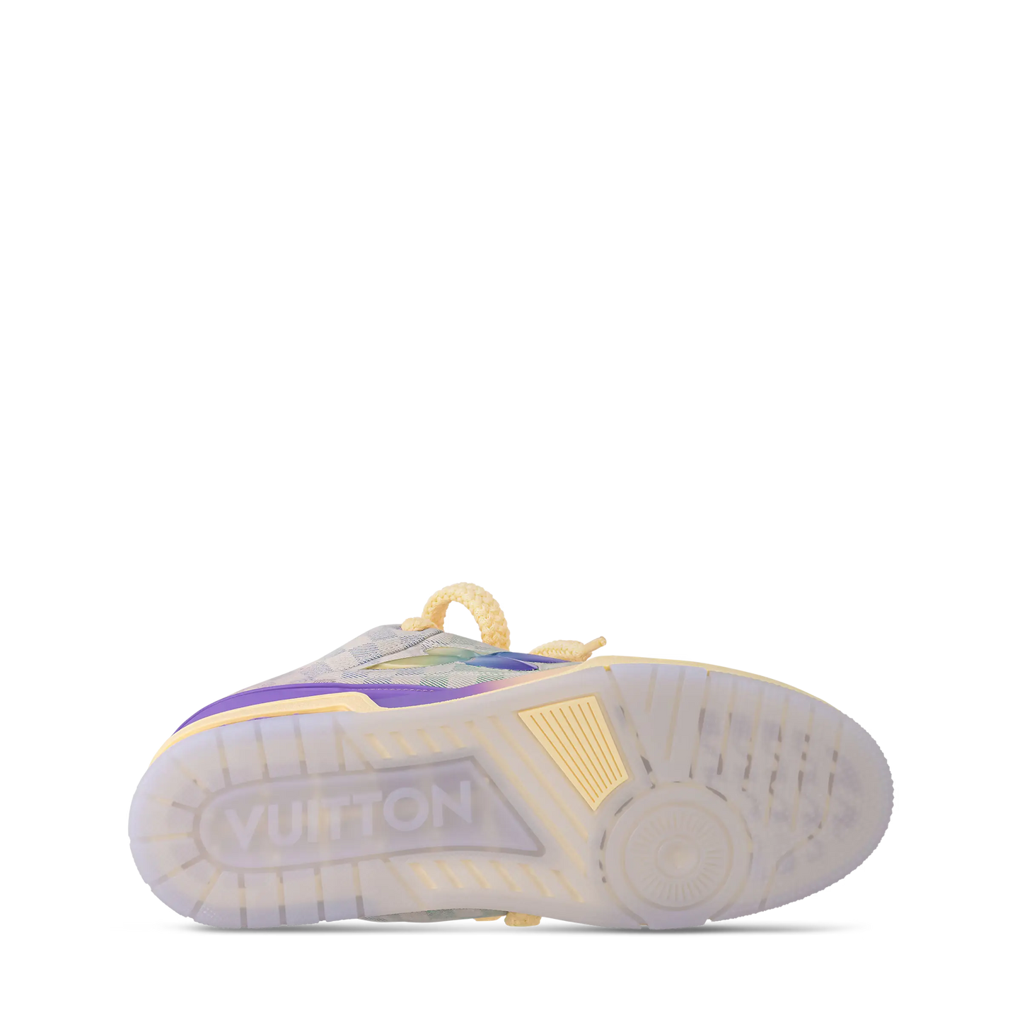 LV Skate Logo Incrusté Violet Et Multicolore