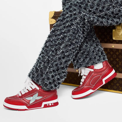 LV Skate Logo incrusté Rouge