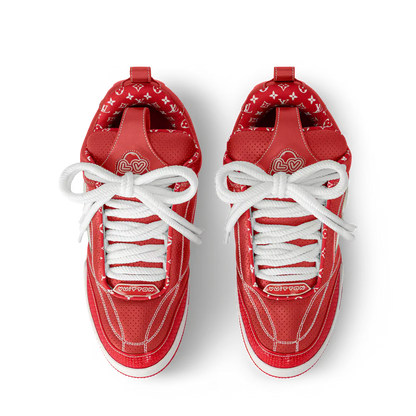 LV Skate Logo incrusté Rouge