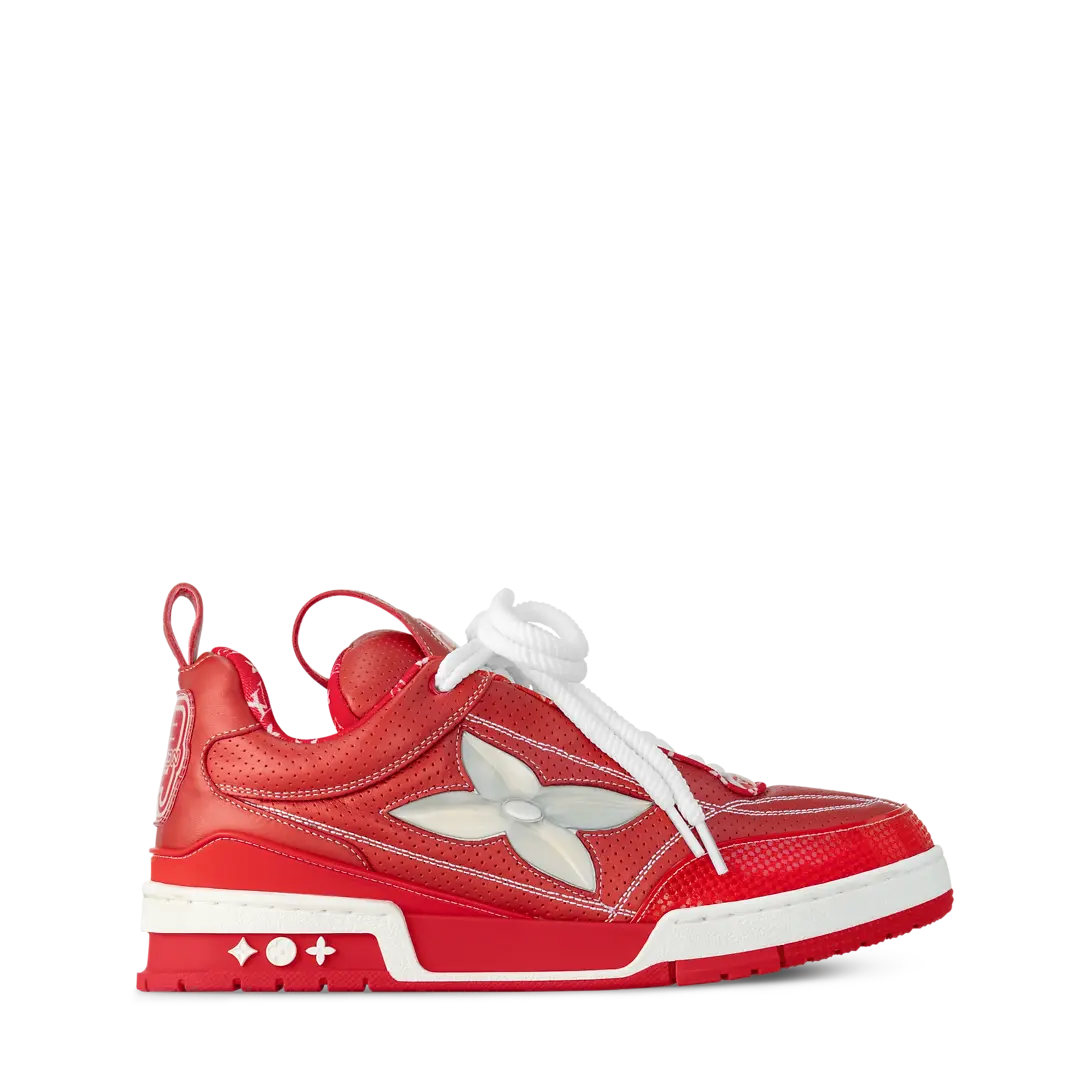 LV Skate Logo incrusté Rouge