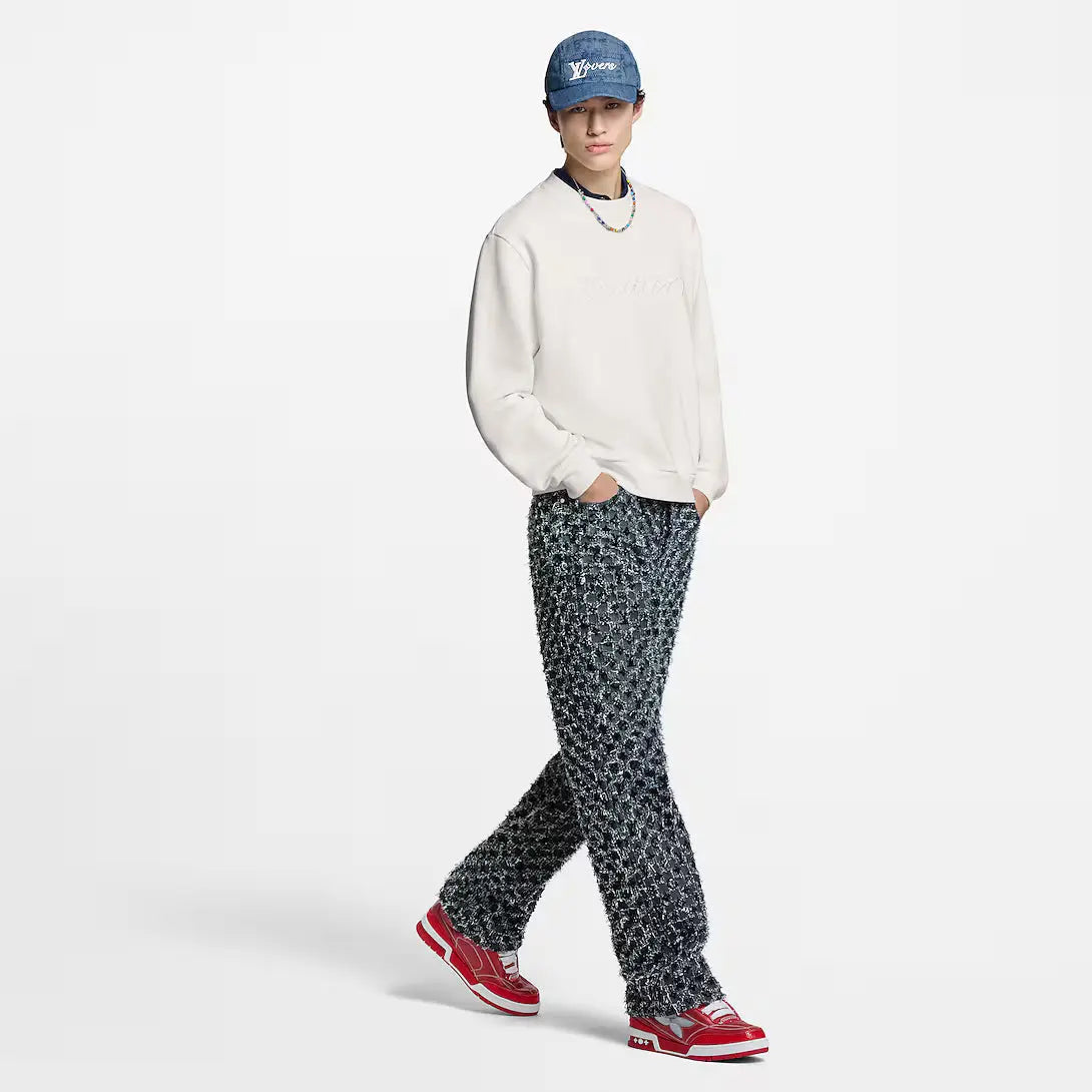 LV Skate Logo incrusté Rouge