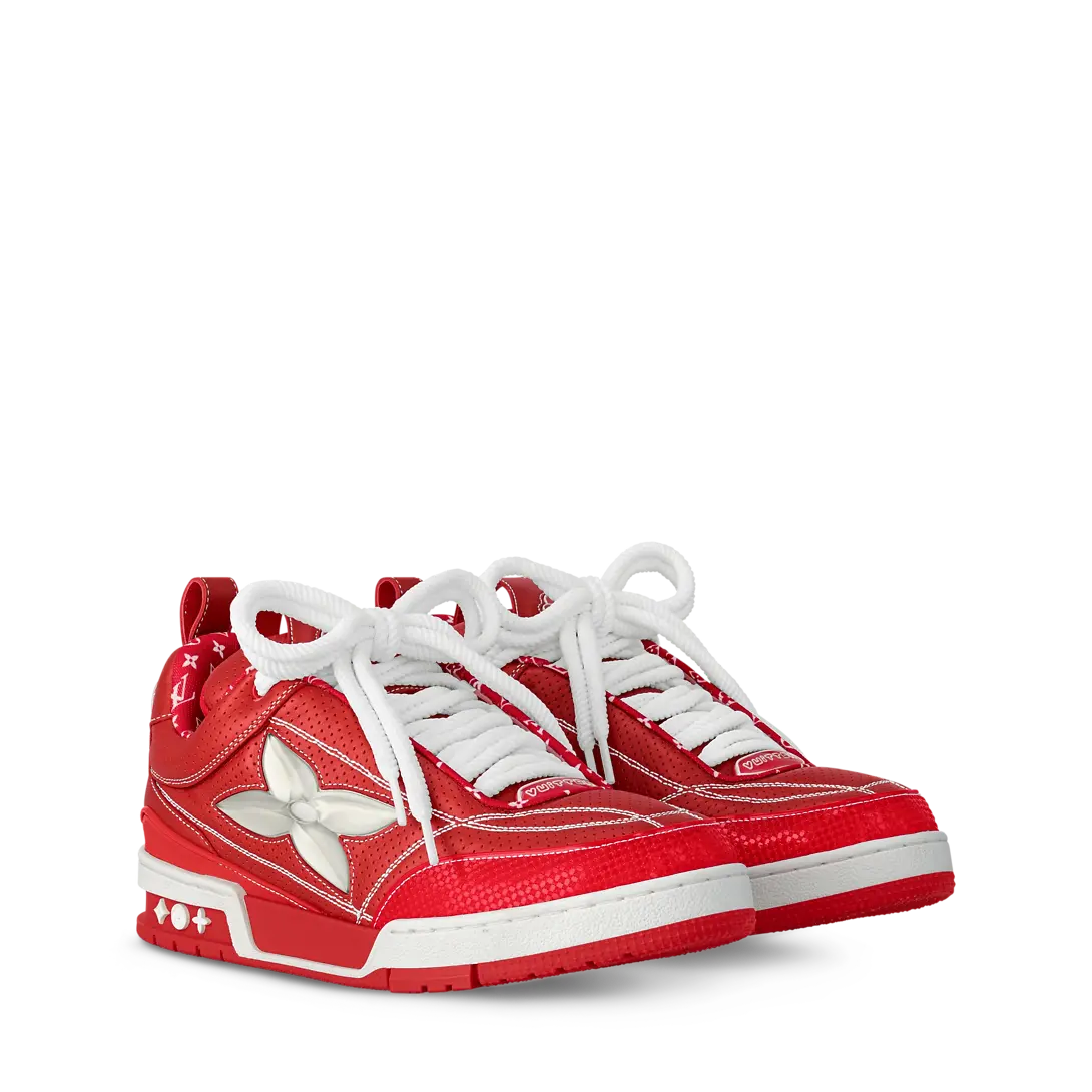 LV Skate Logo incrusté Rouge