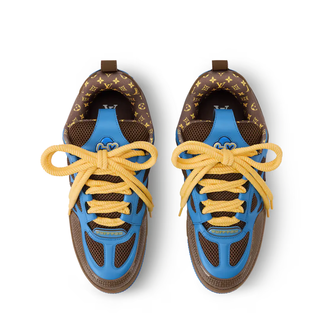 LV Skate Marron Et Bleu