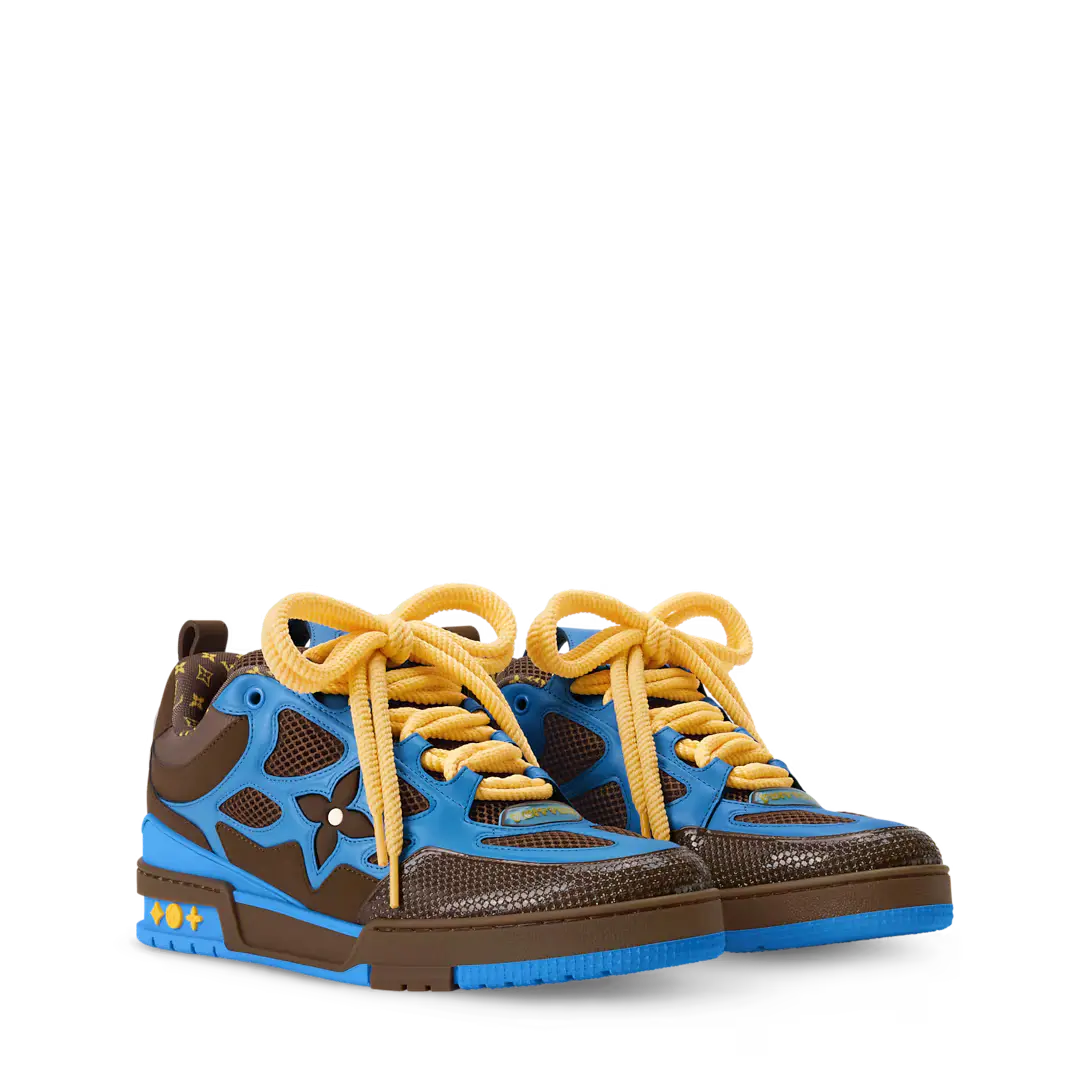 LV Skate Marron Et Bleu