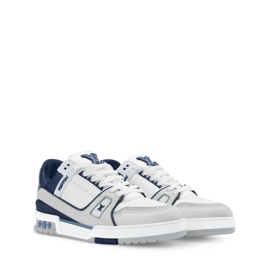 LV Trainer Bleu Et Gris