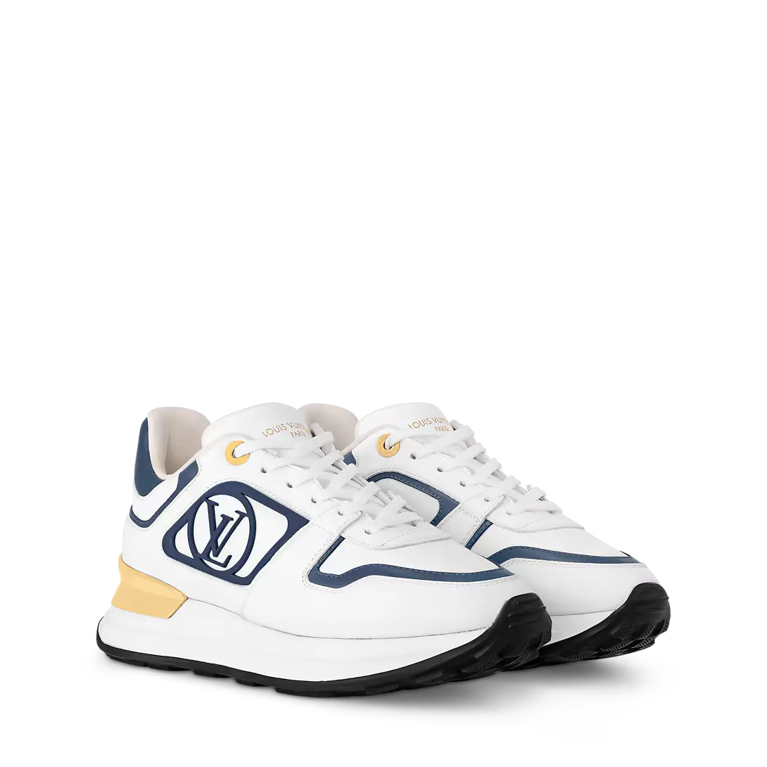 LV Run Away Blanc Et Bleu