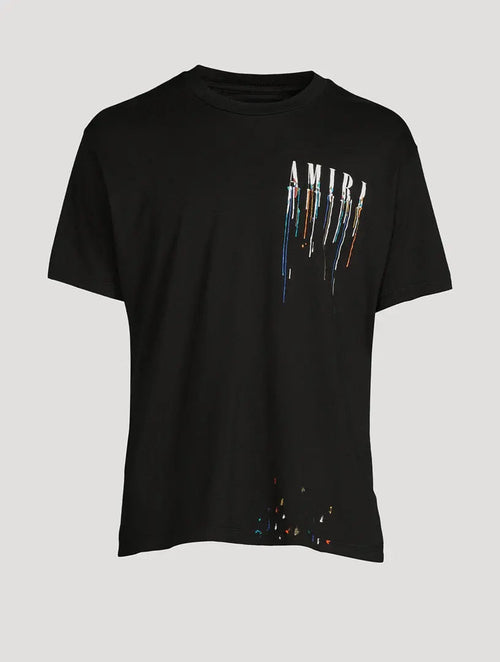 T-Shirt Amiri Noir Et Multicolore