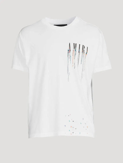 T-Shirt Amiri Blanc Et Multicolore