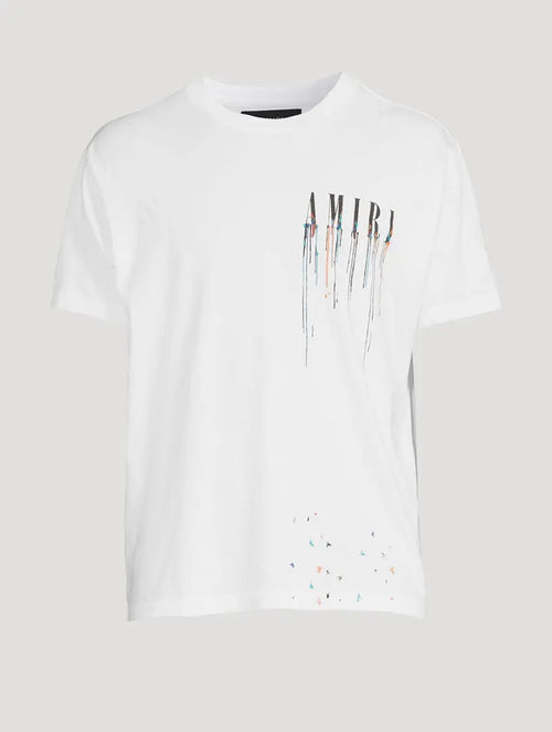 T-Shirt Amiri Blanc Et Multicolore