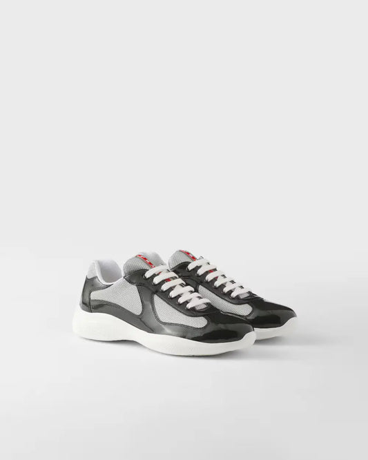 Sneakers Prada America’s Cup Noir Et Blanc