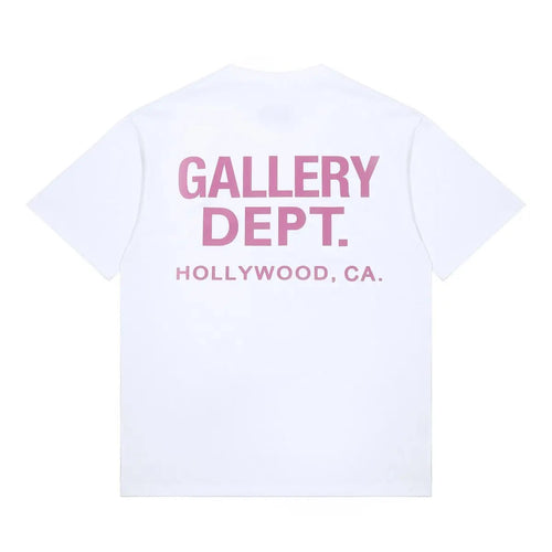 T-Shirt Gallery Dept. Blanc Et Rose