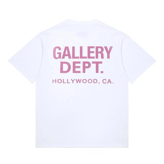 T-Shirt Gallery Dept. Blanc Et Rose
